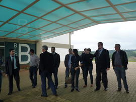 Visita de vereadores às obras do Campus Chapecó