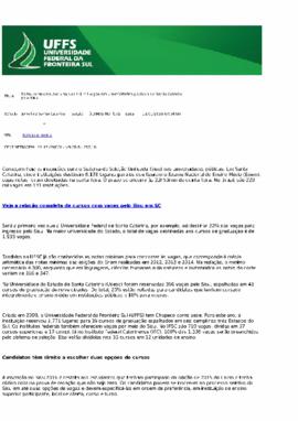 Saiba como disputar uma das 6,1 mil vagas em universidades públicas de SC pelo SISU
