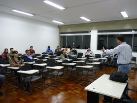 Primeiro dia de aula no campus definitivo