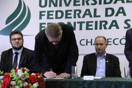 Cerimônia de posse do novo diretor do Campus Chapecó