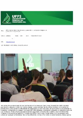 Campus Cerro Largo dá acesso e permanência a estudantes indígenas na graduação e pós