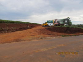 Construção das vias de acesso ao Campus Chapecó