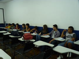 Oficina de matemática com alunos do ensino fundamental