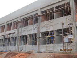 Construção Bloco de Salas dos Professores - Campus Laranjeiras do Sul