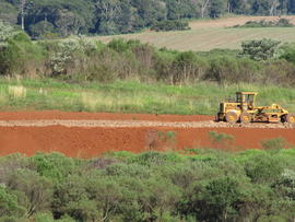 Terraplenagem, drenagem pluvial e sub-base vias internas – Campus Erechim