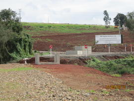 Construção das vias de acesso ao Campus Chapecó