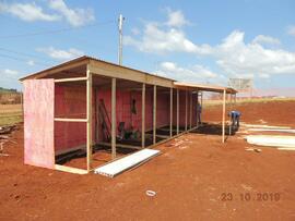 Construção do pavilhão de Patrimônio – Almoxarifado – Laranjeiras do Sul