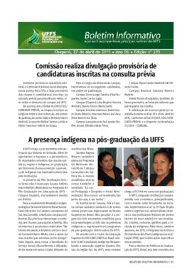 Boletim Informativo 233