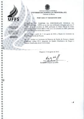 Portaria 326-GR-2010