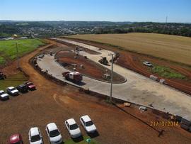 Terraplenagem, drenagem pluvial e pavimentação das vias internas do Campus Cerro Largo