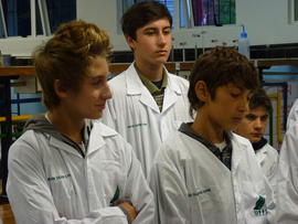 Visita novos talentos Biologia aos laboratórios da UFFS