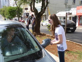 Pedágio Solidário do curso de Engenharia Ambiental