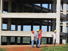 Construção Bloco A – Campus Laranjeiras do Sul