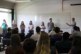 Recepção alunos do PIN - Enfermagem e Administração