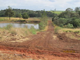 Construção das vias de acesso ao Campus Chapecó