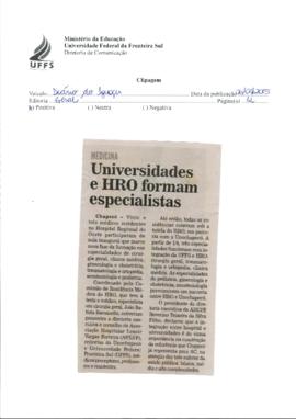 Universidades e HRO formam especialistas