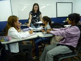 Oficina de matemática com alunos do ensino fundamental