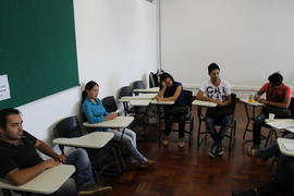 Recepção alunos do PIN - Enfermagem e Administração