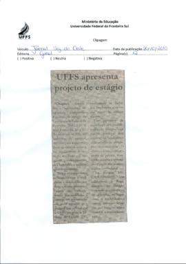 UFFS apresenta projeto de estágio