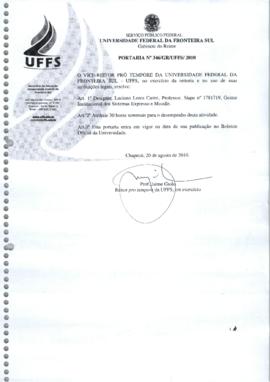 Portaria 346-GR-2010