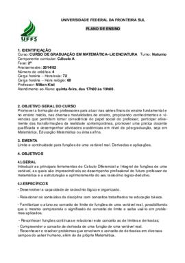Cálculo A
