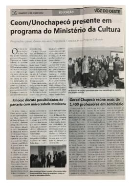 Representantes da UFFS participam da abertura do GERED Chapecó