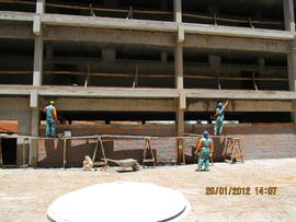 Construção Bloco A – Campus Erechim