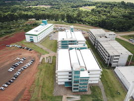 Vista aérea do Campus Chapecó