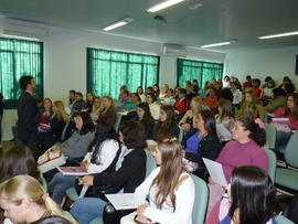 Recepção aos calouros do Campus Chapecó