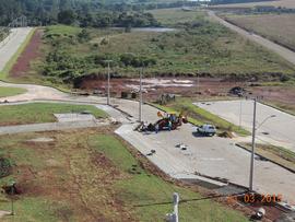 Terraplanagem, drenagem pluvial e pavimentação das vias internas – Campus Chapecó