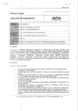 Análise do Contrato-Sistema ALX