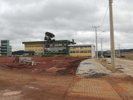 Terraplanagem, drenagem pluvial e pavimentação das vias internas – Campus Chapecó