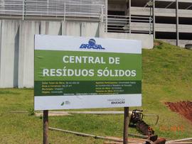 Construção da Central de Resíduos Sólidos – Campus Chapecó