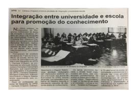 Integração entre universidade e escola para promoção do conhecimento