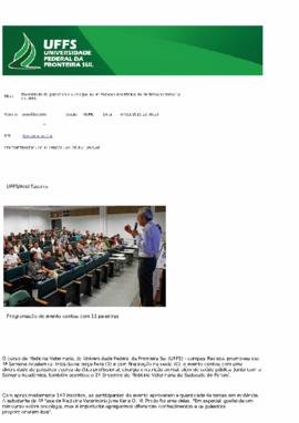 4ª Semana Acadêmica de Medicina Veterinária