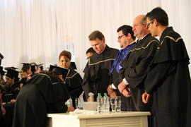 Formatura dos cursos de Administração, História, Letras e Pedagogia