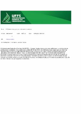 UFFS libera mais vagas para professores substitutos