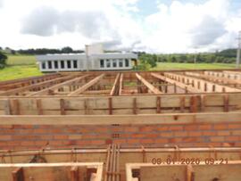 Construção do pavilhão de Patrimônio – Almoxarifado – Laranjeiras do Sul
