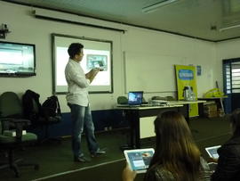 Treinamento de uso de Tablets