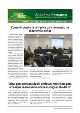 Boletim Informativo 240