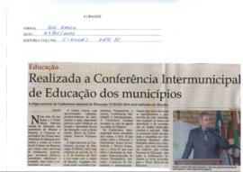 Conferência Intermunicipal de Educação dos municípios