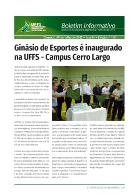 Boletim Informativo 118