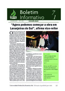 Boletim Informativo 71