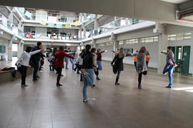 Visita de estudantes de Mondaí