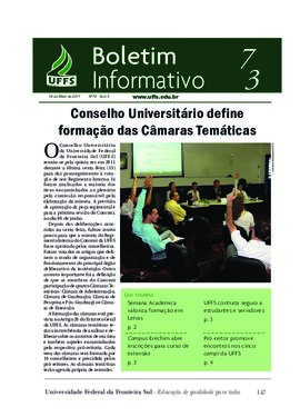 Boletim Informativo 73