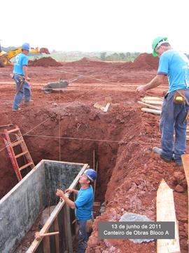 Construção Bloco A – Campus Realeza