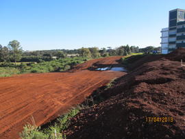 Terraplenagem, drenagem pluvial e sub-base vias internas – Campus Erechim
