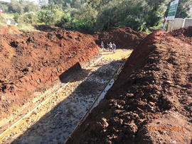 Terraplenagem, drenagem pluvial e pavimentação das vias internas – Campus Chapecó