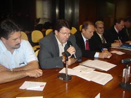 Solenidades com a equipe diretiva da UFFS