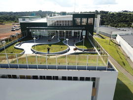 Vista aérea do Campus Chapecó